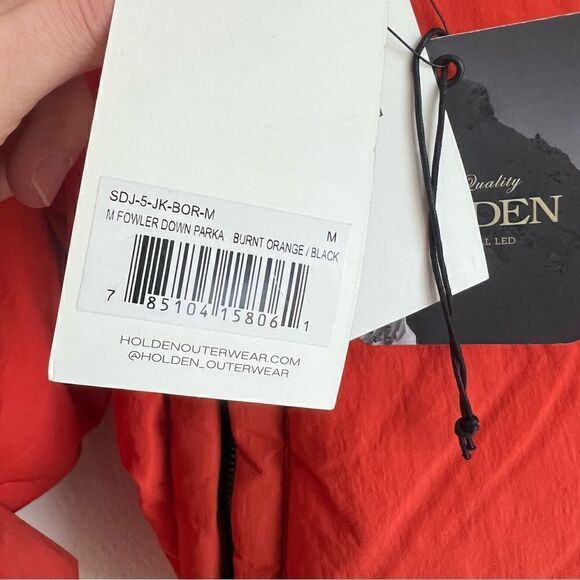 HOLDEN Outerwear Fowler Down Parka Jacket Burnt Orange NWT $850 SOLD OUT Medium - Picture 8 of 11